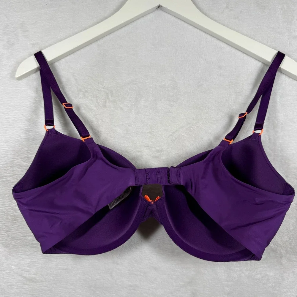 Victoria's Secret‎ Purple Demi Bra 36D Underwire Adjustable Straps 301407-E91